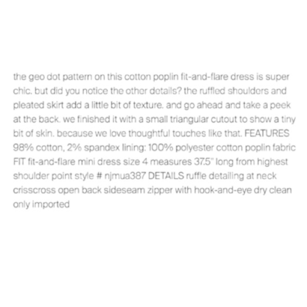 Kate Spade New York Geo Dot Poplin/Dress - Picture 16 of 16